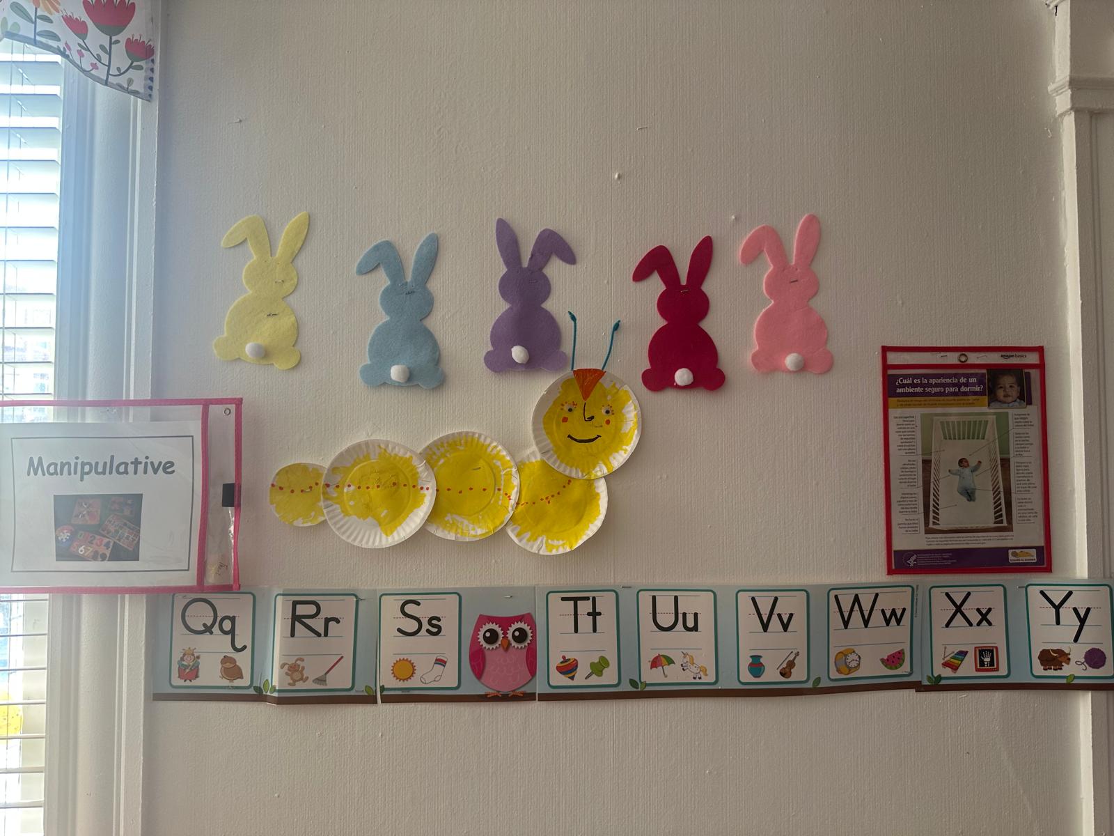 A bright bilingual learning space