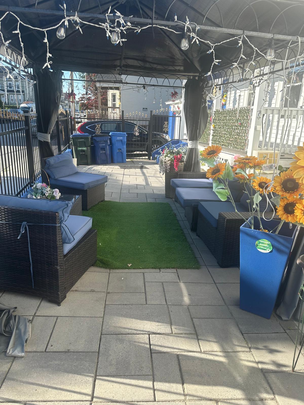 Covered outdoor patio